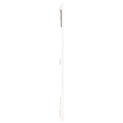 Wandhoofdbord 46,5X3X0 Cm Massief Grenenhout Wit 146.5 x 110 cm