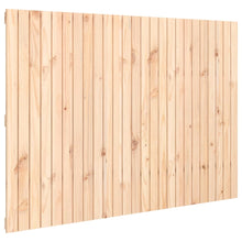 Wandhoofdbord 159,5X3X110 Cm Massief Grenenhout Naturel 159.5 x 110 cm