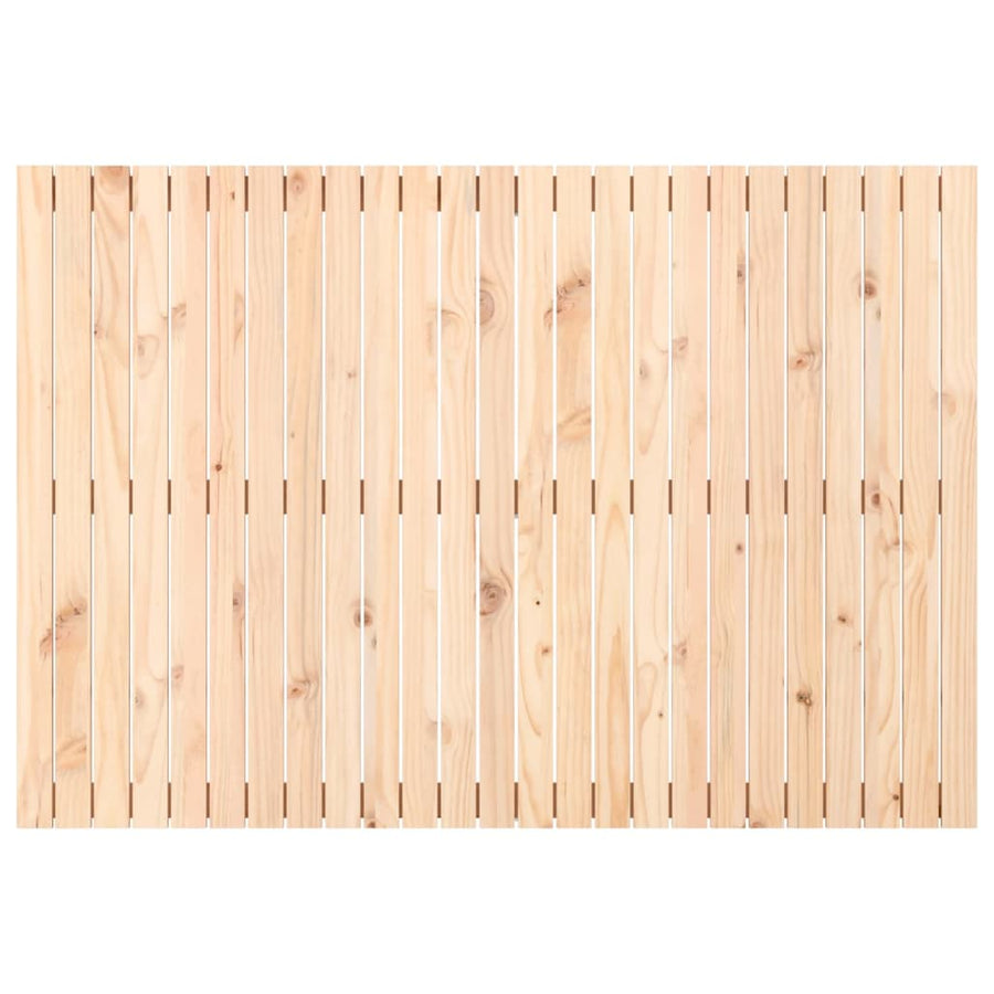 Wandhoofdbord 159,5X3X110 Cm Massief Grenenhout Naturel 159.5 x 110 cm