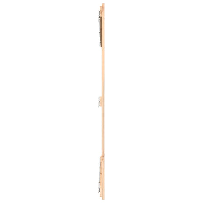 Wandhoofdbord 159,5X3X110 Cm Massief Grenenhout Naturel 159.5 x 110 cm