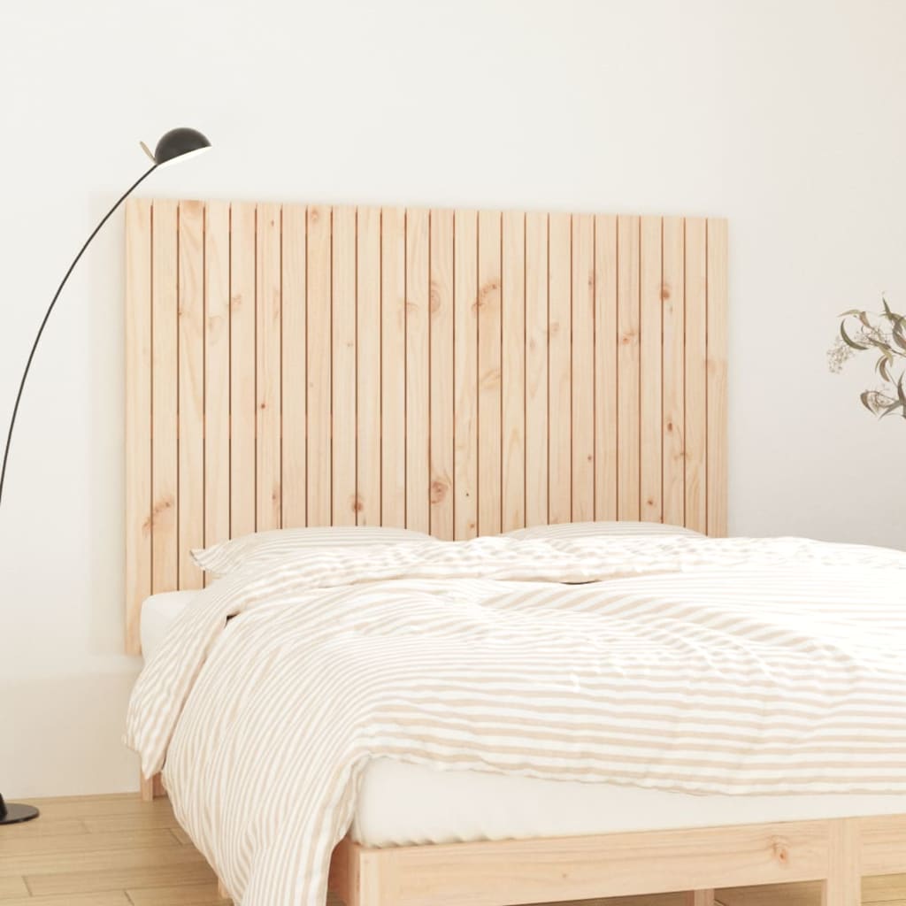 Wandhoofdbord 159,5X3X110 Cm Massief Grenenhout Naturel 159.5 x 110 cm