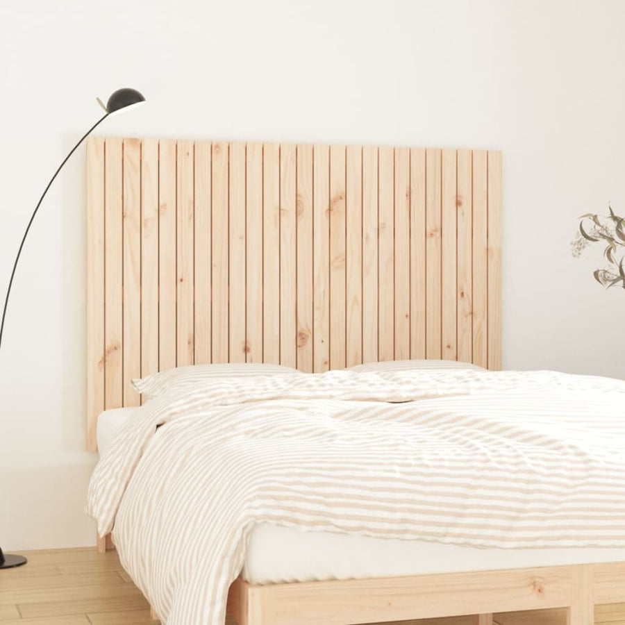 Wandhoofdbord 159,5X3X110 Cm Massief Grenenhout Naturel 159.5 x 110 cm