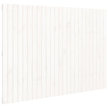 Wandhoofdbord 59,5X3X0 Cm Massief Grenenhout Wit 159.5 x 110 cm