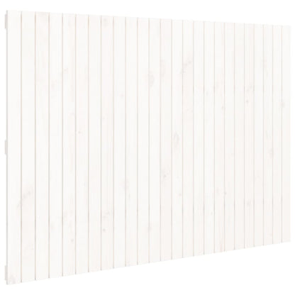 Wandhoofdbord 59,5X3X0 Cm Massief Grenenhout Wit 159.5 x 110 cm