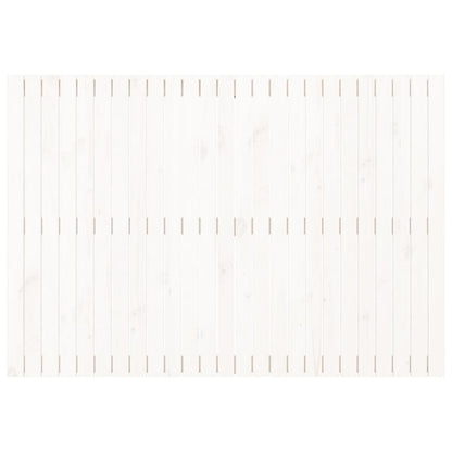 Wandhoofdbord 59,5X3X0 Cm Massief Grenenhout Wit 159.5 x 110 cm