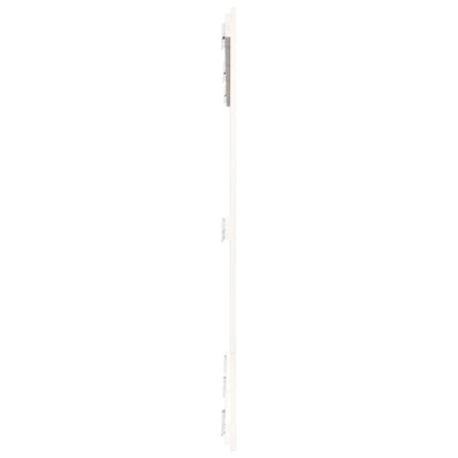 Wandhoofdbord 59,5X3X0 Cm Massief Grenenhout Wit 159.5 x 110 cm