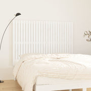 Hoofdbord 159,5x3x110 cm massief grenenhout wit wandmontage