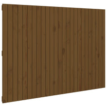 Wandhoofdbord 59,5X3X0 Cm Massief Grenenhout Honingbruin 159.5 x 110 cm