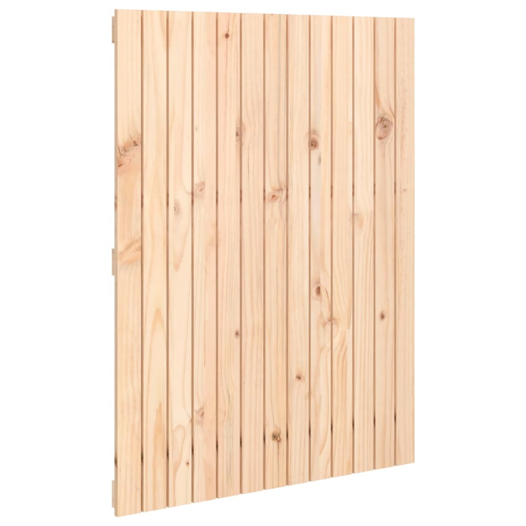 Wandhoofdbord 82,5X3X0 Cm Massief Grenenhout Naturel 82.5 x 110 cm