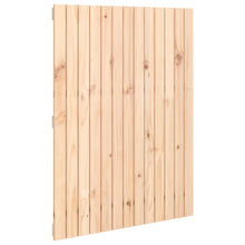 Wandhoofdbord 82,5X3X0 Cm Massief Grenenhout Naturel 82.5 x 110 cm
