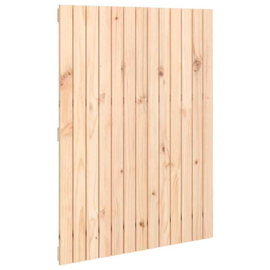 Wandhoofdbord 82,5X3X0 Cm Massief Grenenhout Naturel 82.5 x 110 cm