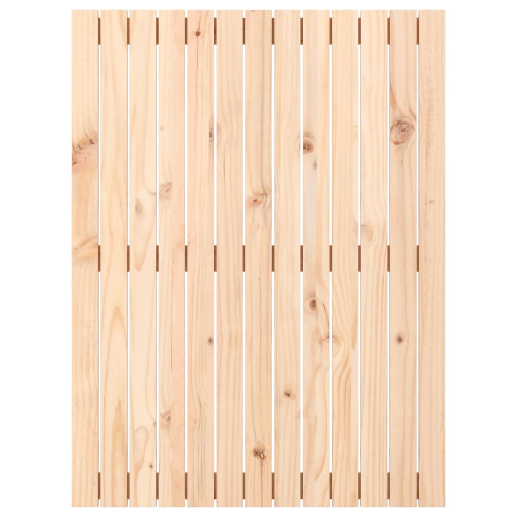 Wandhoofdbord 82,5X3X0 Cm Massief Grenenhout Naturel 82.5 x 110 cm