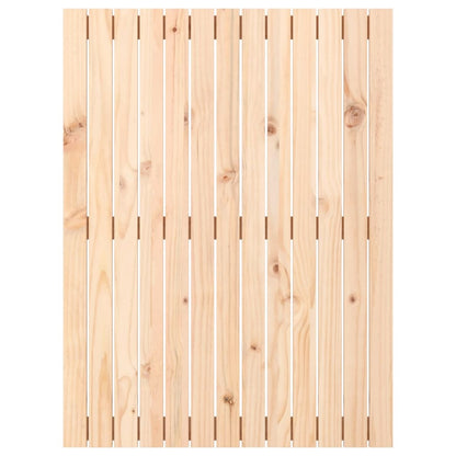 Wandhoofdbord 82,5X3X0 Cm Massief Grenenhout Naturel 82.5 x 110 cm