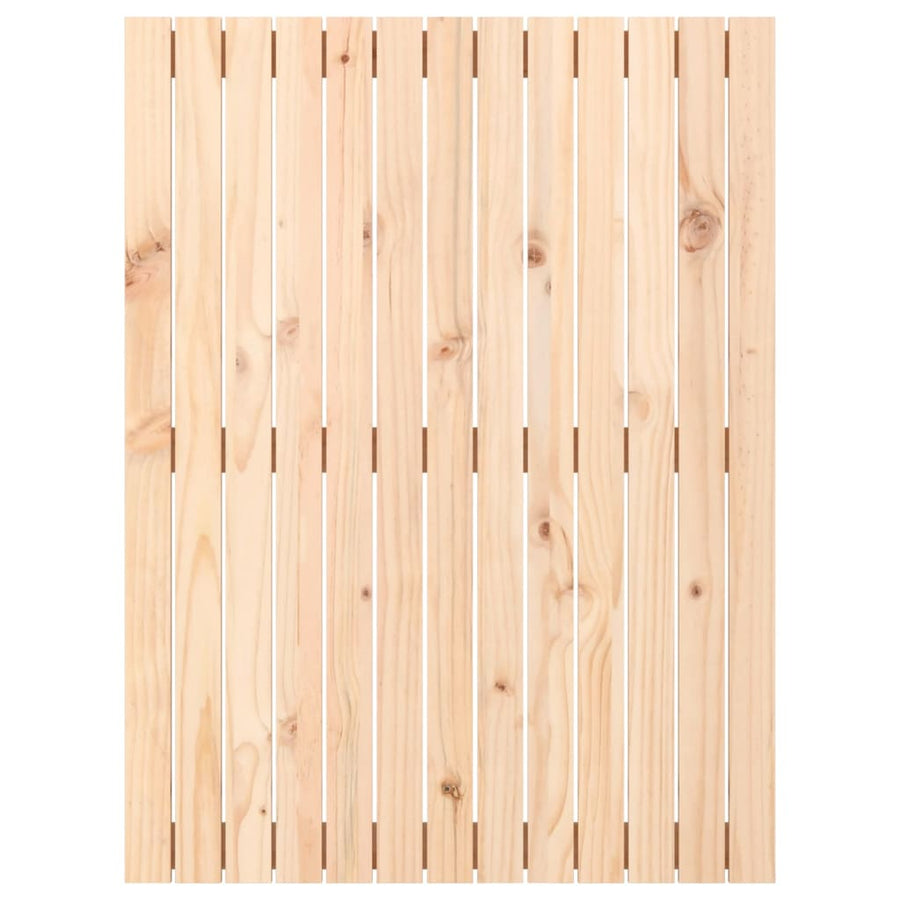 Wandhoofdbord 82,5X3X0 Cm Massief Grenenhout Naturel 82.5 x 110 cm