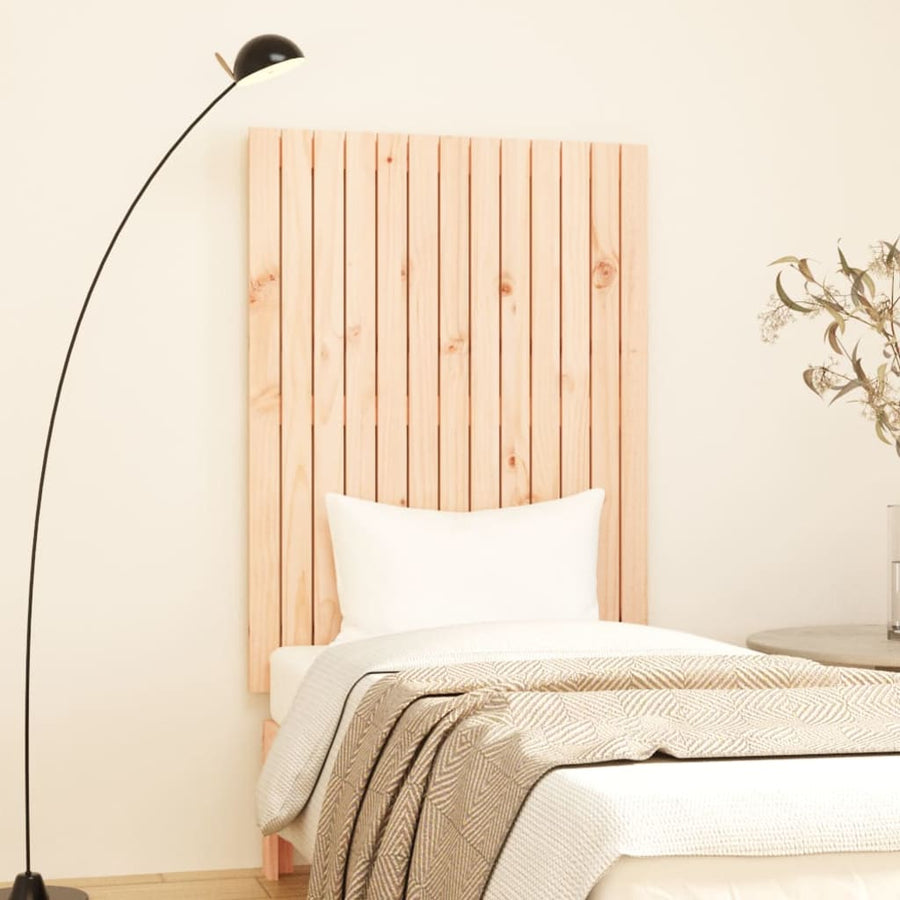 Wandhoofdbord 82,5X3X0 Cm Massief Grenenhout Naturel 82.5 x 110 cm