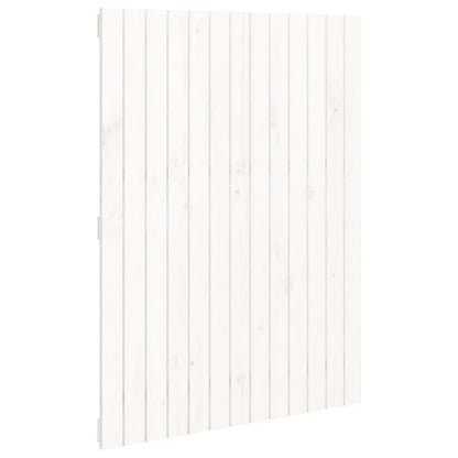 Wandhoofdbord 82,5X3X0 Cm Massief Grenenhout Wit 82.5 x 110 cm