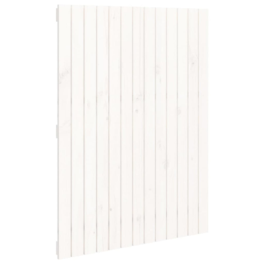 Wandhoofdbord 82,5X3X0 Cm Massief Grenenhout Wit 82.5 x 110 cm