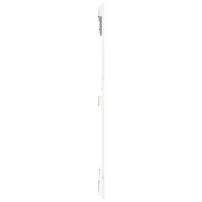 Wandhoofdbord 82,5X3X0 Cm Massief Grenenhout Wit 82.5 x 110 cm