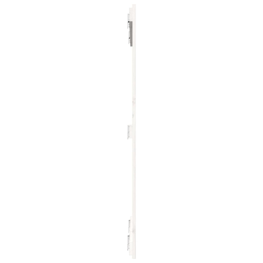 Wandhoofdbord 82,5X3X0 Cm Massief Grenenhout Wit 82.5 x 110 cm