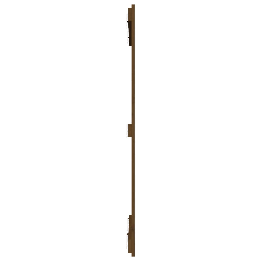 Wandhoofdbord 82,5X3X0 Cm Massief Grenenhout Honingbruin 82.5 x 110 cm