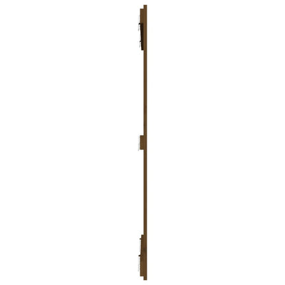 Wandhoofdbord 82,5X3X0 Cm Massief Grenenhout Honingbruin 82.5 x 110 cm