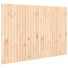 Wandhoofdbord 66X3X0 Cm Massief Grenenhout Naturel 166 x 110 cm