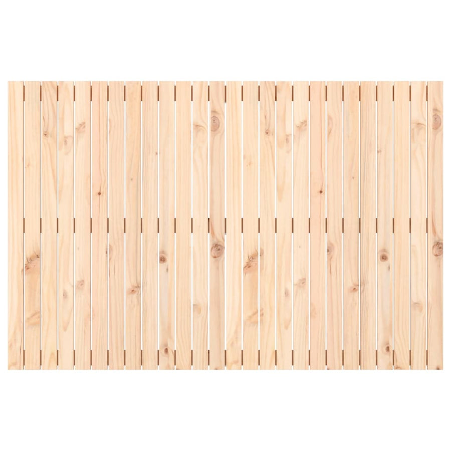 Wandhoofdbord 66X3X0 Cm Massief Grenenhout Naturel 166 x 110 cm