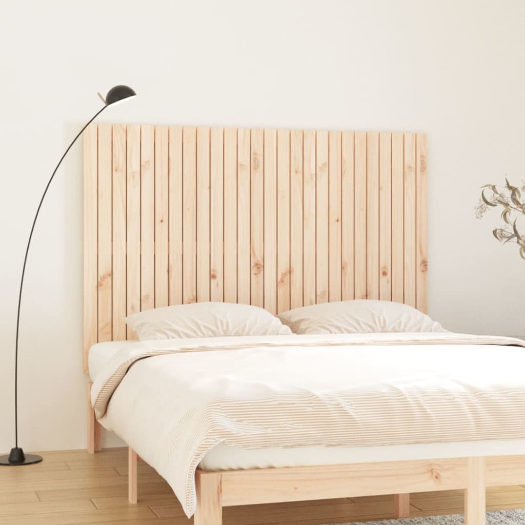 Wandhoofdbord 66X3X0 Cm Massief Grenenhout Naturel 166 x 110 cm