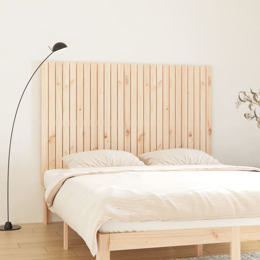 Wandhoofdbord 66X3X0 Cm Massief Grenenhout Naturel 166 x 110 cm