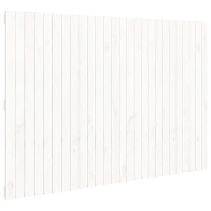 Wandhoofdbord 66X3X0 Cm Massief Grenenhout Wit 166 x 110 cm