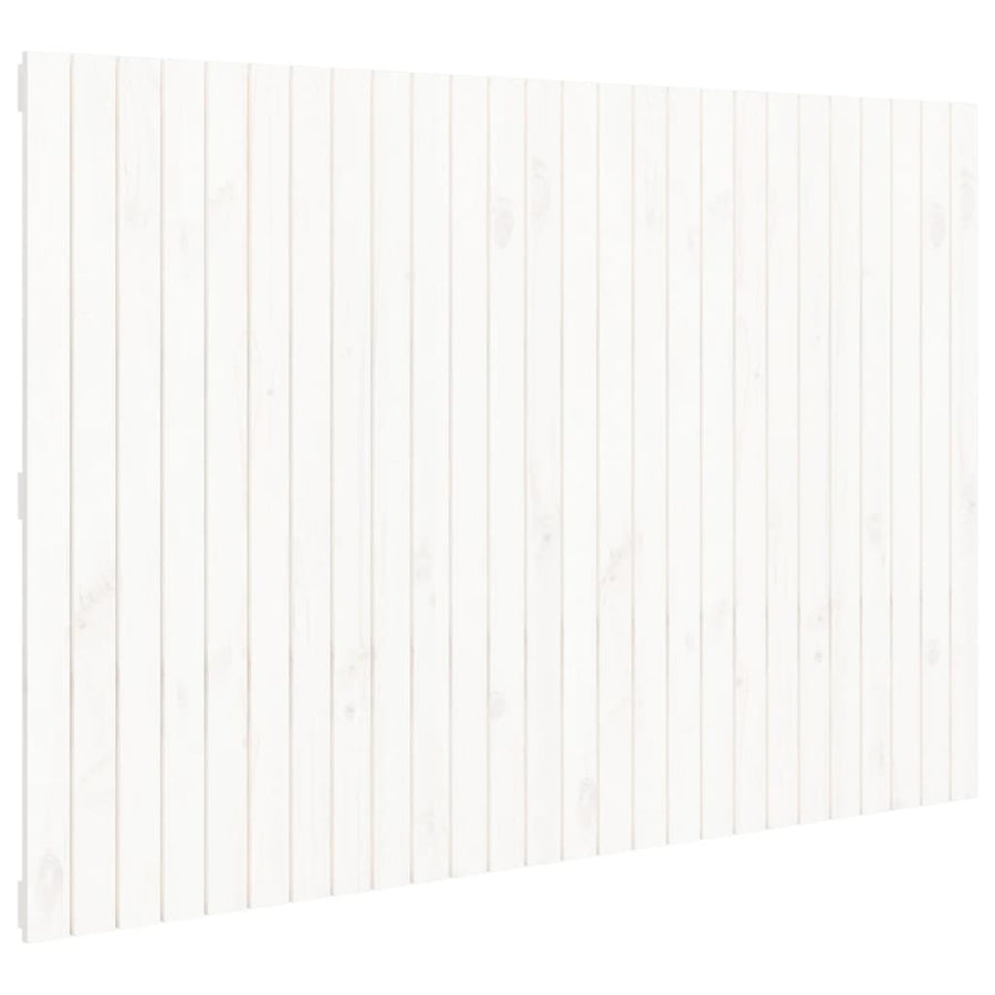 Wandhoofdbord 66X3X0 Cm Massief Grenenhout Wit 166 x 110 cm