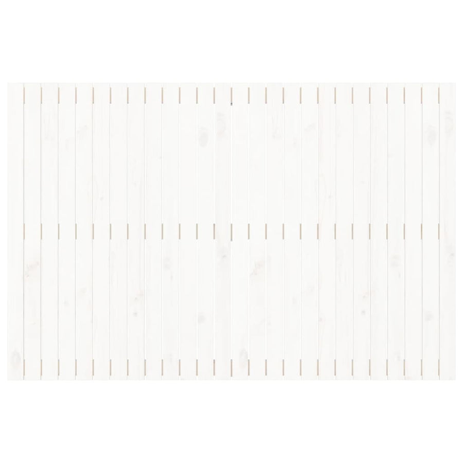 Wandhoofdbord 66X3X0 Cm Massief Grenenhout Wit 166 x 110 cm