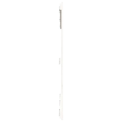 Wandhoofdbord 66X3X0 Cm Massief Grenenhout Wit 166 x 110 cm