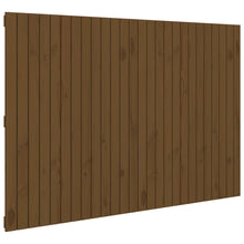 Wandhoofdbord 66X3X0 Cm Massief Grenenhout Honingbruin 166 x 110 cm