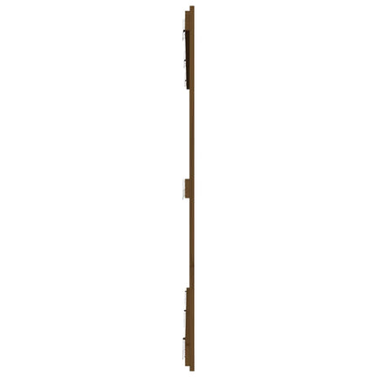 Wandhoofdbord 66X3X0 Cm Massief Grenenhout Honingbruin 166 x 110 cm