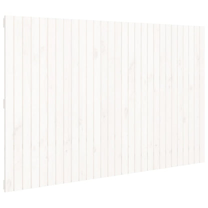 Wandhoofdbord 85X3X0 Cm Massief Grenenhout Wit 185 x 110 cm