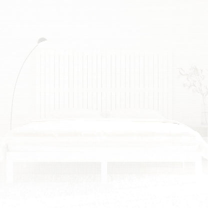 Wandhoofdbord 85X3X0 Cm Massief Grenenhout Wit 185 x 110 cm
