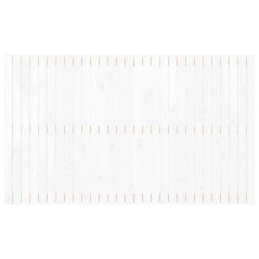 Wandhoofdbord 85X3X0 Cm Massief Grenenhout Wit 185 x 110 cm