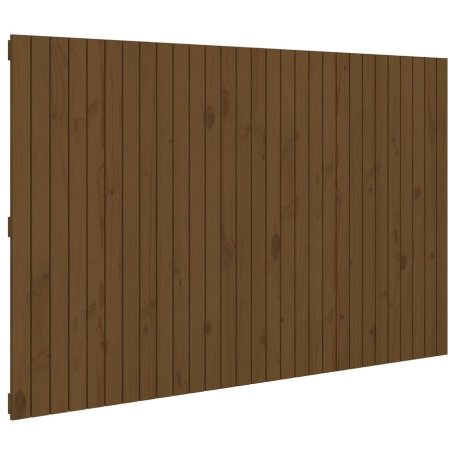 Wandhoofdbord 85X3X0 Cm Massief Grenenhout Honingbruin 185 x 110 cm