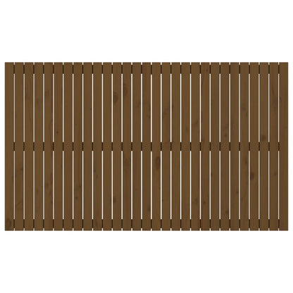 Wandhoofdbord 85X3X0 Cm Massief Grenenhout Honingbruin 185 x 110 cm