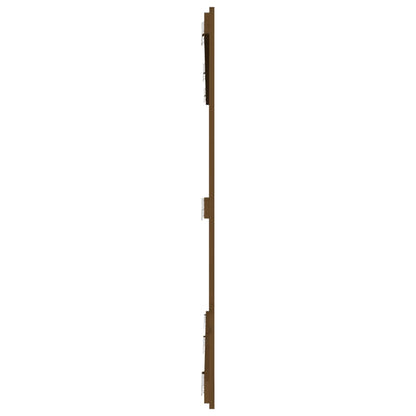 Wandhoofdbord 85X3X0 Cm Massief Grenenhout Honingbruin 185 x 110 cm