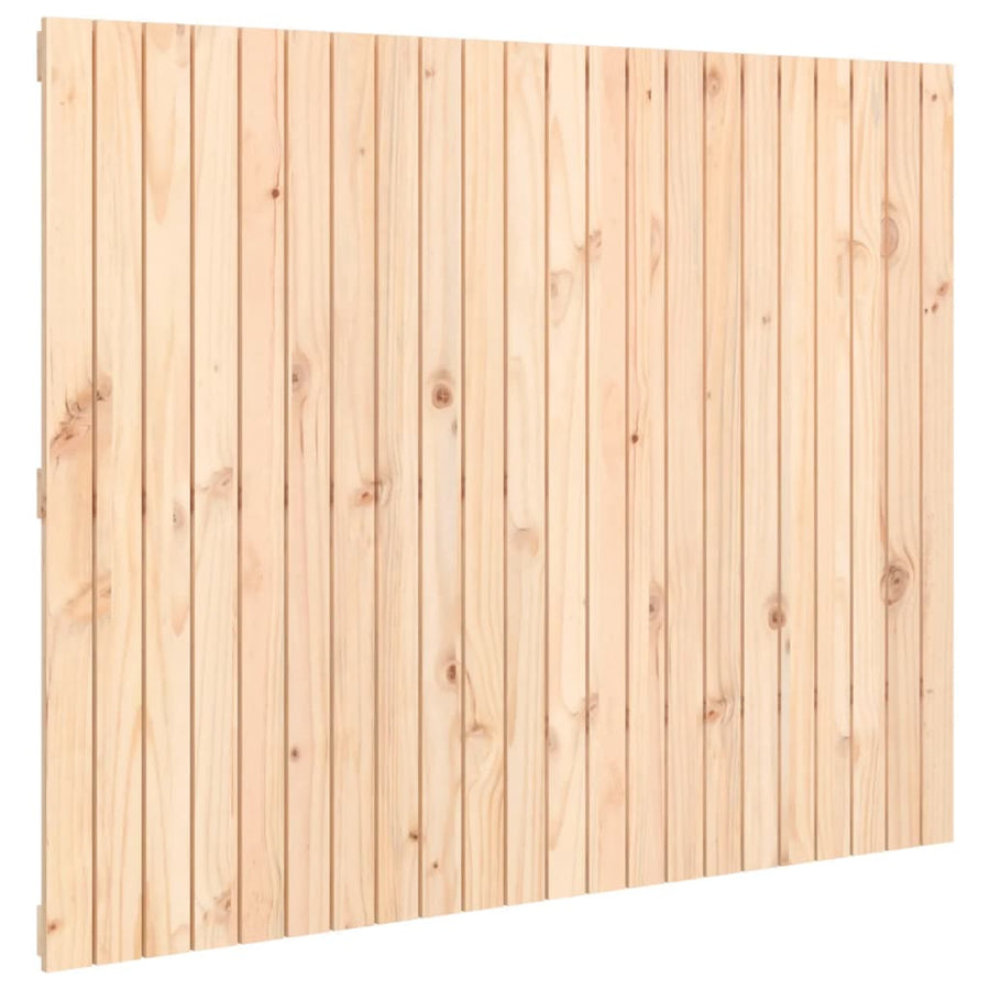 Wandhoofdbord 140X3X110 Cm Massief Grenenhout Naturel 140 x 110 cm