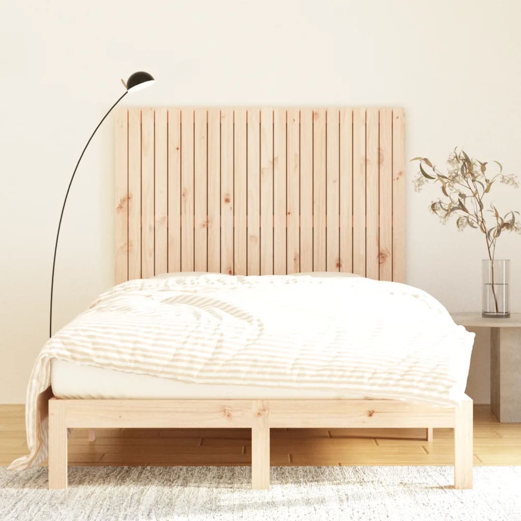 Wandhoofdbord 140X3X110 Cm Massief Grenenhout Naturel 140 x 110 cm
