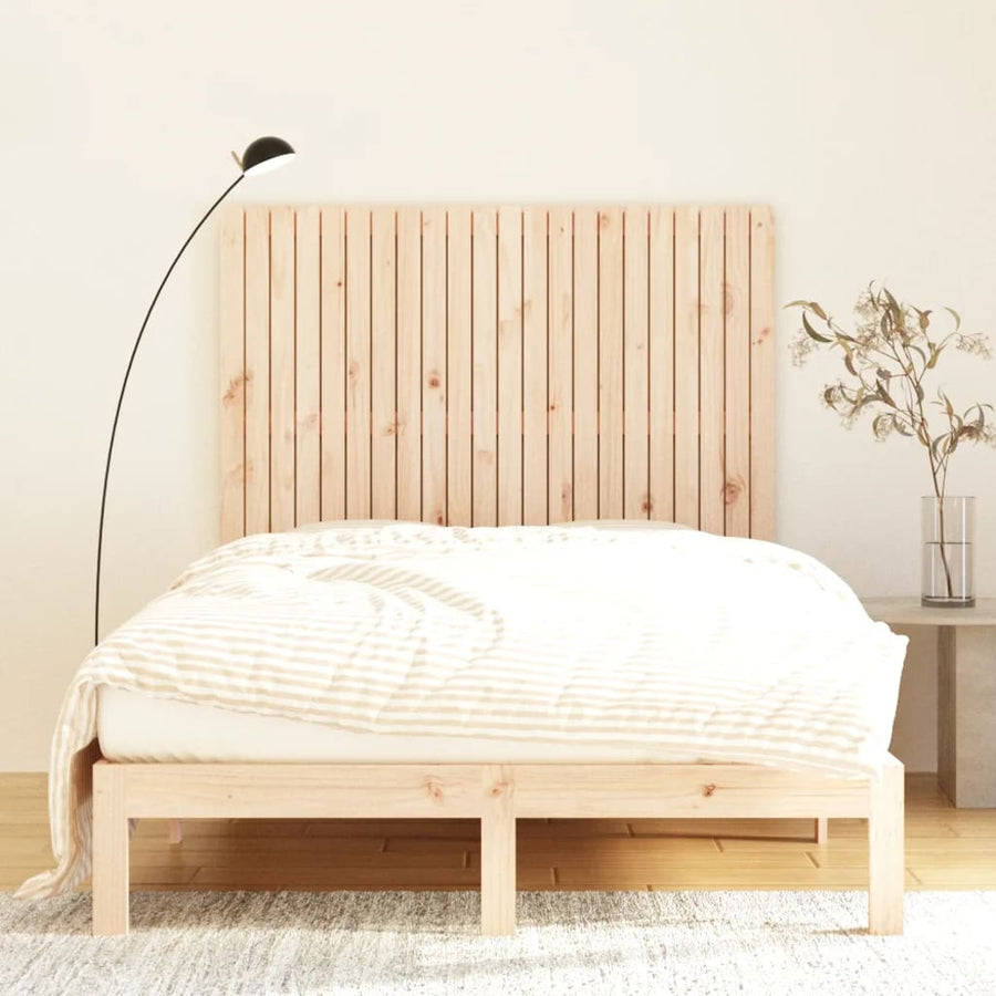 Wandhoofdbord 140X3X110 Cm Massief Grenenhout Naturel 140 x 110 cm