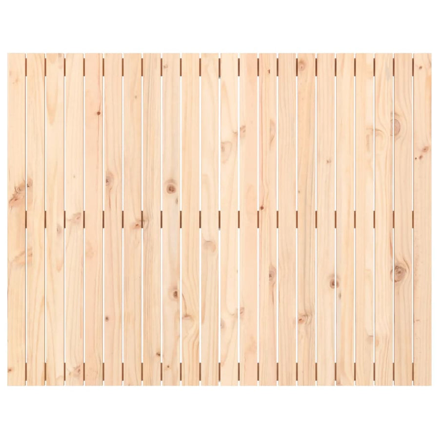 Wandhoofdbord 140X3X110 Cm Massief Grenenhout Naturel 140 x 110 cm