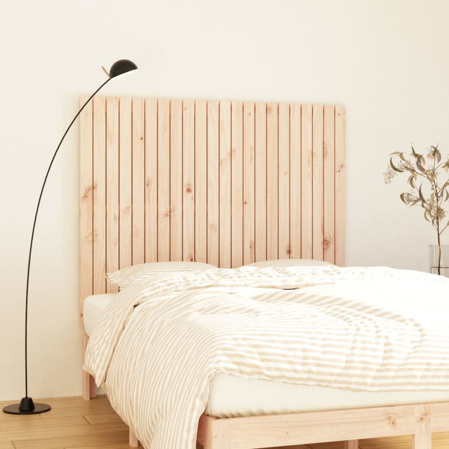 Wandhoofdbord 140X3X110 Cm Massief Grenenhout Naturel 140 x 110 cm