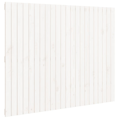 Wandhoofdbord 40X3X0 Cm Massief Grenenhout Wit 140 x 110 cm