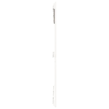 Wandhoofdbord 40X3X0 Cm Massief Grenenhout Wit 140 x 110 cm