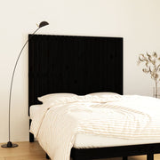 Hoofdbord 140x3x110 cm massief grenenhout zwart