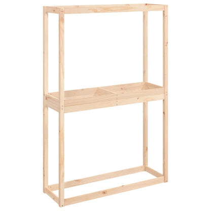 Bandenrek Massief Grenenhout 120 x 40 x 180 cm Naturel